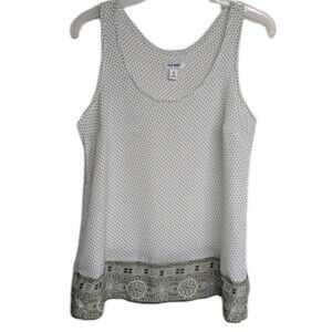 Old Navy Top Women Medium Sleeveless Sheer Lightweight Summer Tank M
